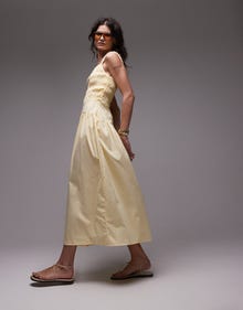 Topshop TOPSHOP Midi dress -Yellow - 142511821