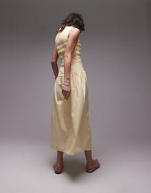 Topshop TOPSHOP Midi dress -Yellow - 142511821