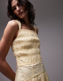 Topshop TOPSHOP Midikleid -Yellow - 142511821