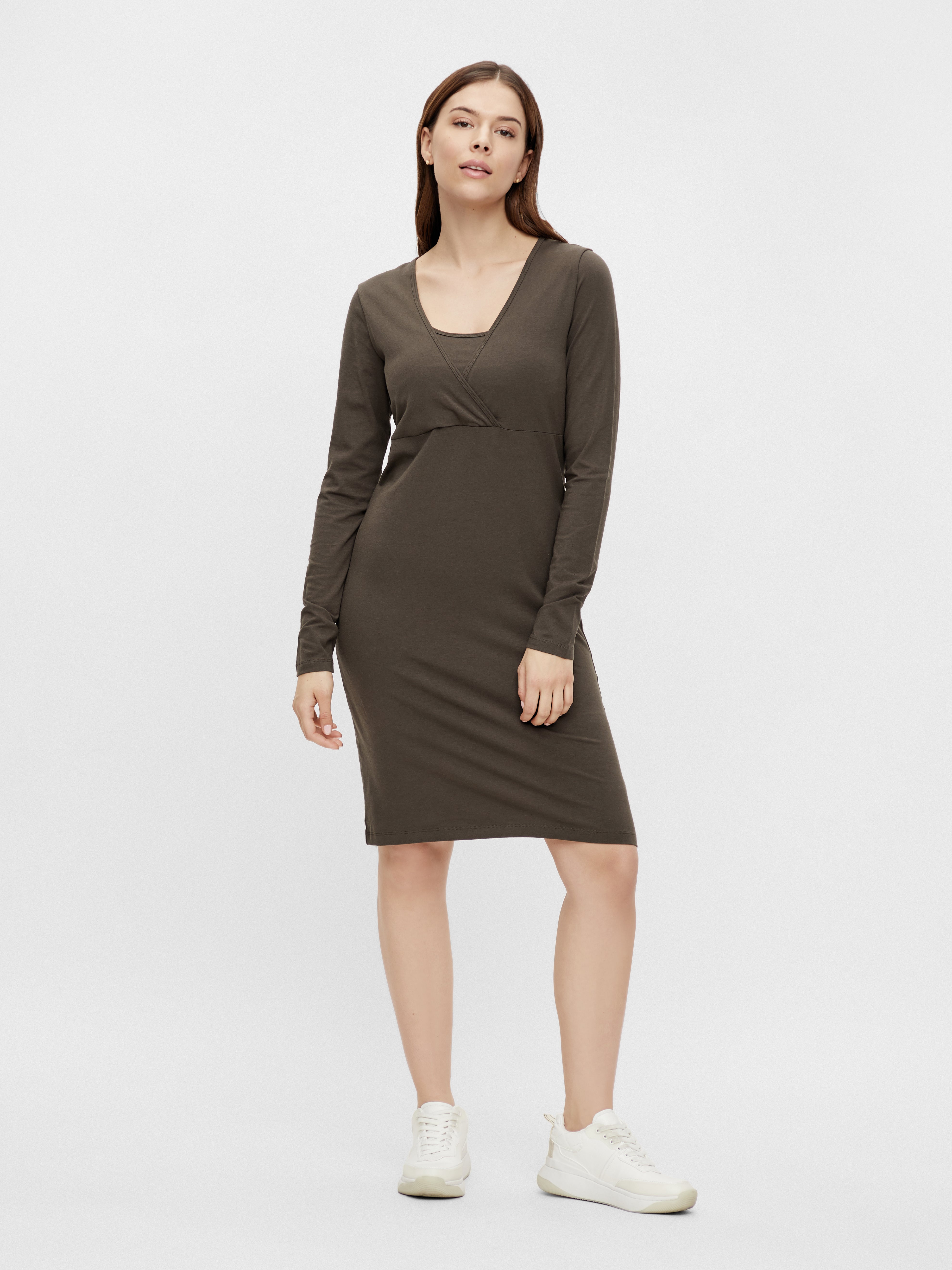 Nursing on sale dress midi