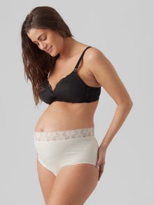 MAMA.LICIOUS MLHEAL.COT 2-pack Briefs -Snow White - 20010435