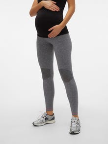 MAMA.LICIOUS Leggings Corte tight -Medium Grey Melange - 20011086