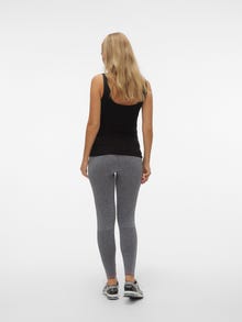 MAMA.LICIOUS Leggings Corte tight -Medium Grey Melange - 20011086