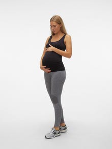 MAMA.LICIOUS Leggings Corte tight -Medium Grey Melange - 20011086