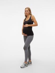 MAMA.LICIOUS Leggings Corte tight -Medium Grey Melange - 20011086