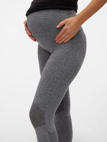 MAMA.LICIOUS Leggings Corte tight -Medium Grey Melange - 20011086
