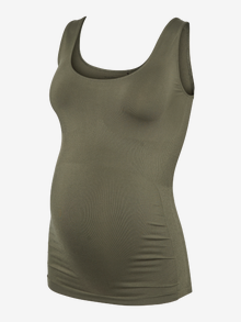 MAMA.LICIOUS Camisetas de tirantes Corte bodycon Cuello en U -Grape Leaf - 20011097