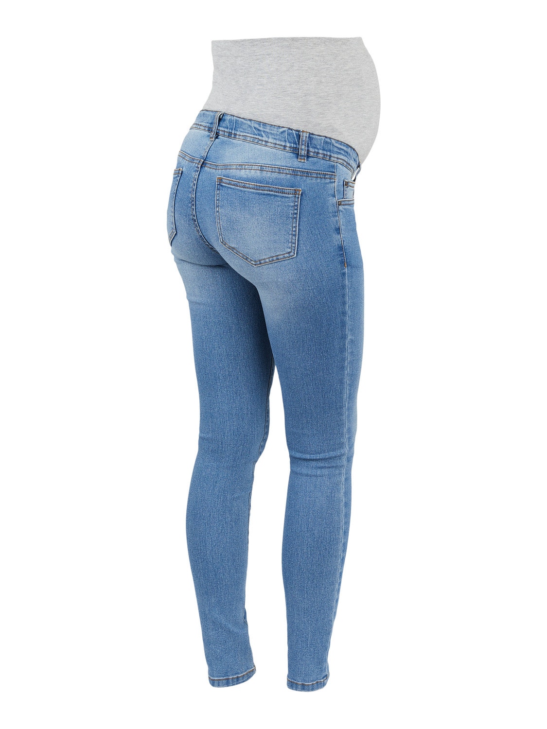 MAMA.LICIOUS Jeans Slim Fit -Light Blue Denim - 20011427