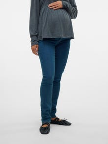 MAMA.LICIOUS Slim fit Farkut -Medium Blue Denim - 20011908