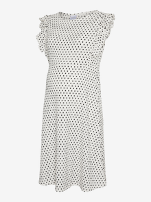 MAMA.LICIOUS MLEVELIN Maternity Dress -Snow White - 20012877