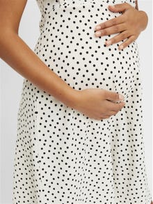 MAMA.LICIOUS MLEVELIN Robe de Maternité -Snow White - 20012877