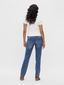 MAMA.LICIOUS Jeans Straight Fit -Medium Blue Denim - 20013103