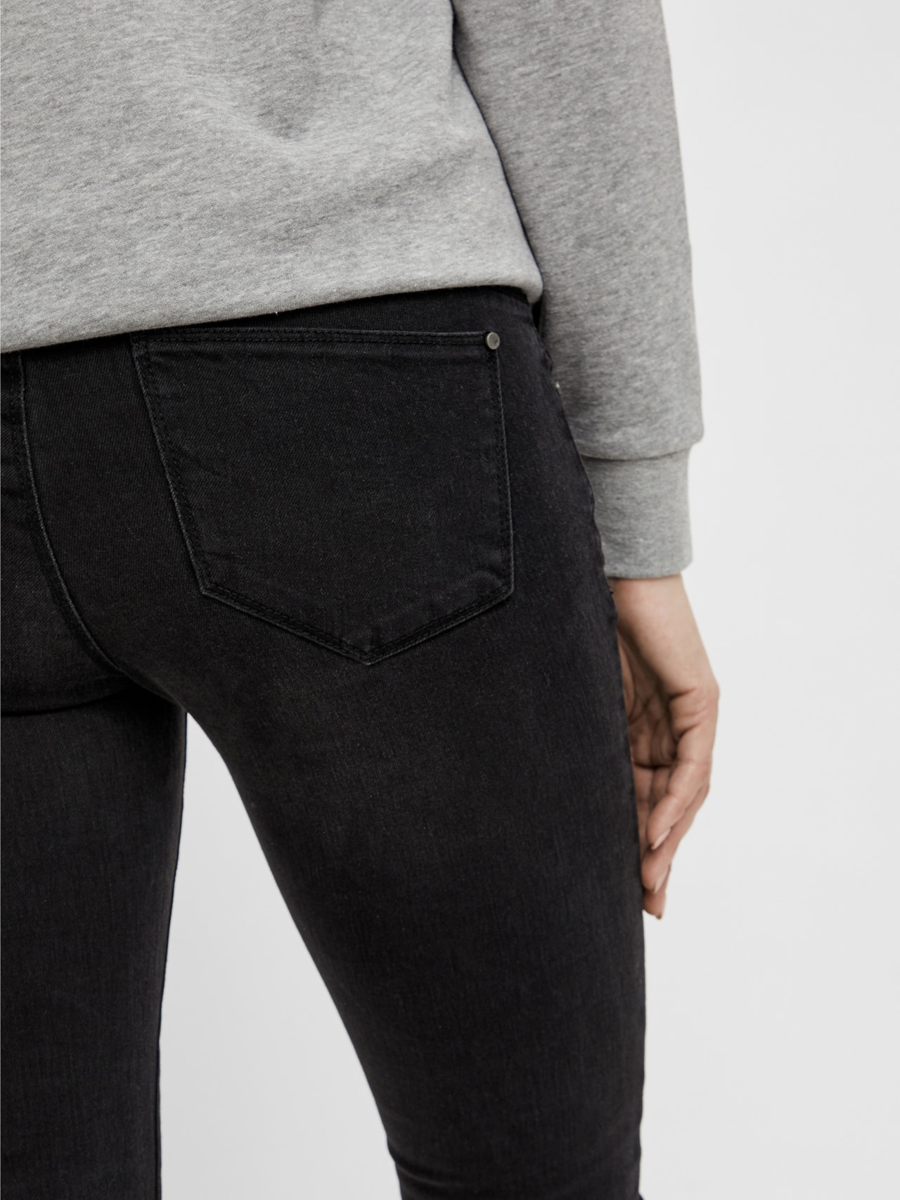 MAMA.LICIOUS Umstands-jeans  -Black Denim - 20013120
