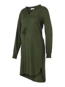 MAMA.LICIOUS Robes Regular Fit Col chemise Poignets smockés -Duffel Bag - 20013899