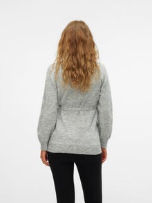 MAMA.LICIOUS PULL EN MAILLE -Light Grey Melange - 20013900