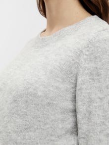 MAMA.LICIOUS Knitted maternity-pullover -Light Grey Melange - 20013900