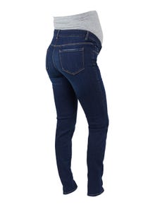 MAMA.LICIOUS Jeans Slim Fit -Dark Blue Denim - 20013976