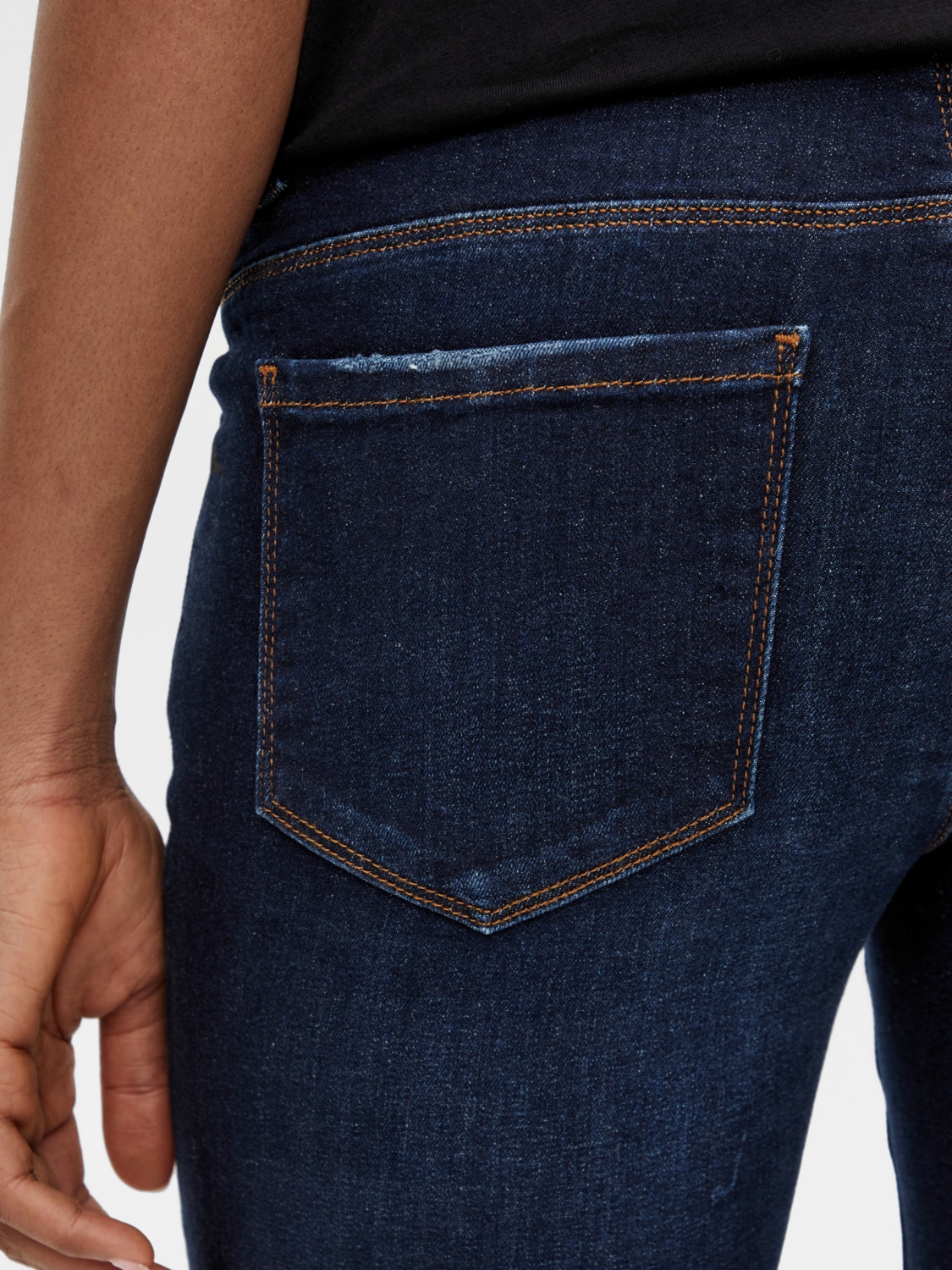 MAMA.LICIOUS Umstands-jeans  -Dark Blue Denim - 20013976