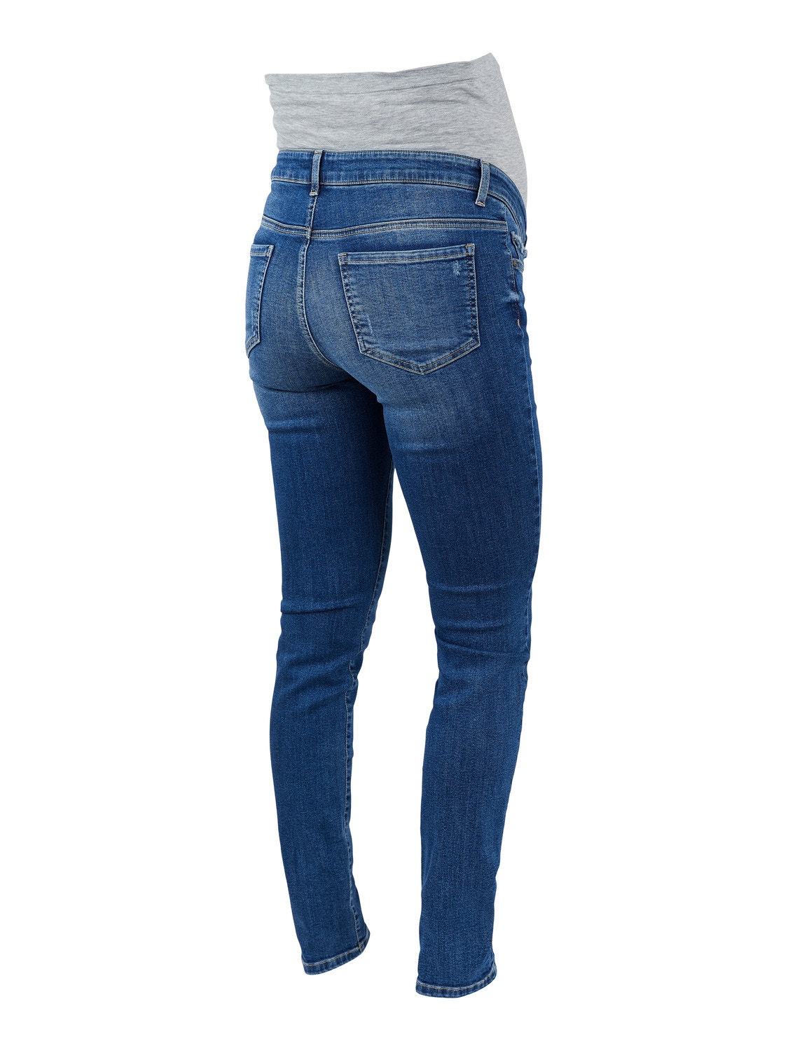 MAMA.LICIOUS Jeans Slim Fit -Medium Blue Denim - 20013978
