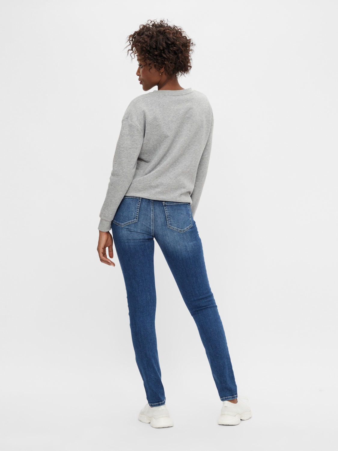 MAMA.LICIOUS Jeans Slim Fit -Medium Blue Denim - 20013978