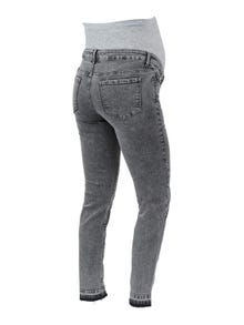 MAMA.LICIOUS Jeans Slim Fit -Dark Grey Denim - 20014049