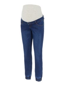 MAMA.LICIOUS Umstands-jeans -Dark Blue Denim - 20014072