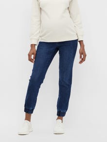 MAMA.LICIOUS Regular Fit Jeans -Dark Blue Denim - 20014072