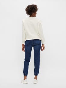 MAMA.LICIOUS Regular Fit Jeans -Dark Blue Denim - 20014072