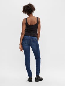 MAMA.LICIOUS Jeans Slim Fit -Dark Blue Denim - 20014074