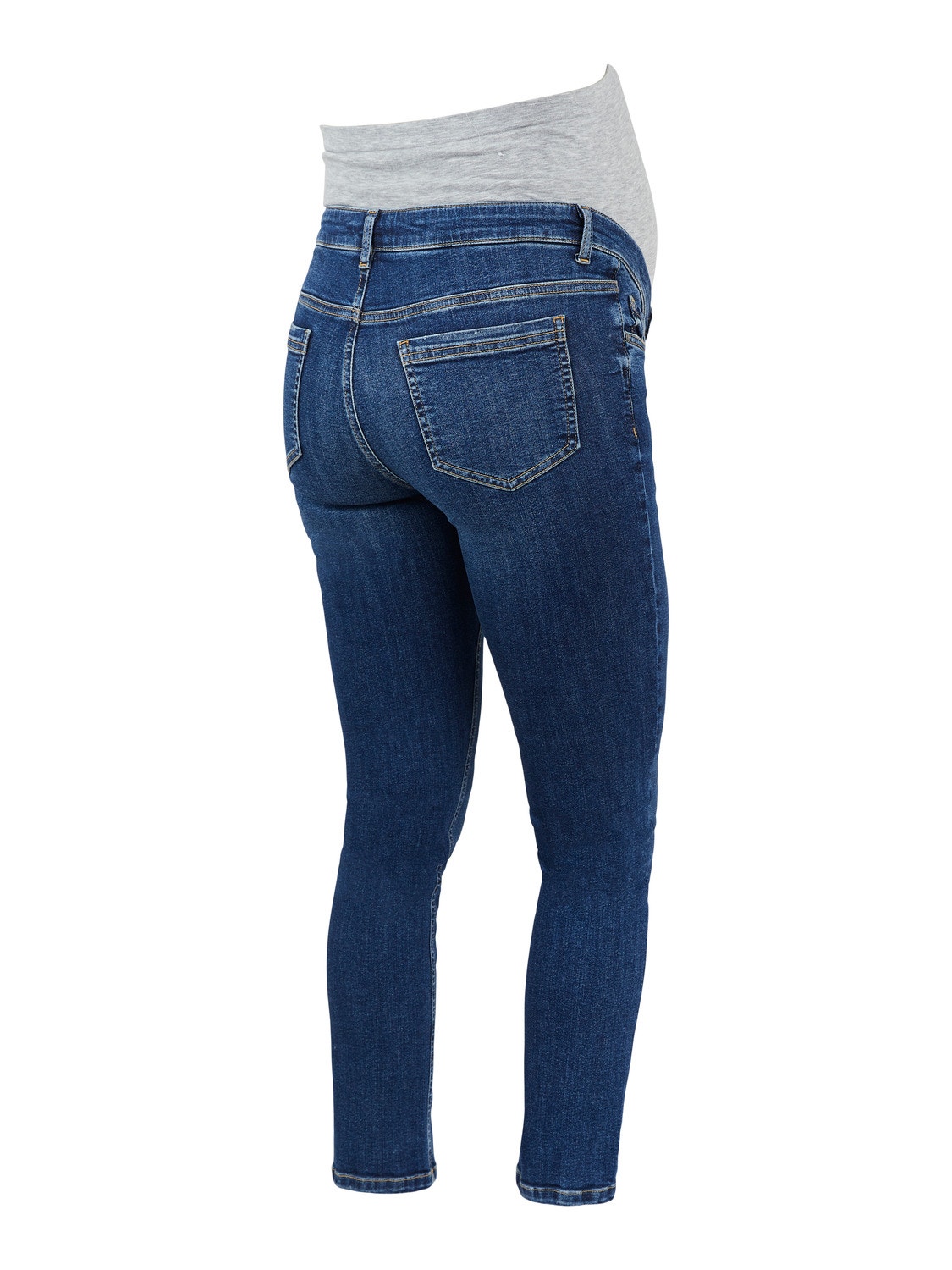 MAMA.LICIOUS Slim fit Jeans -Dark Blue Denim - 20014183