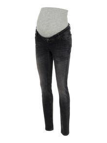 MAMA.LICIOUS Jeans Slim Fit -Dark Grey Denim - 20014184