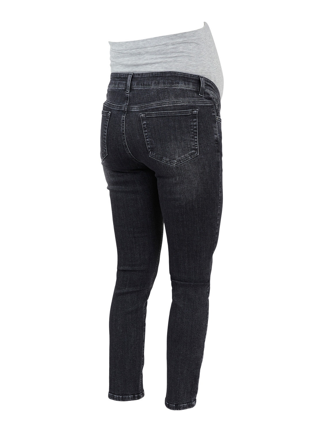 MAMA.LICIOUS Slim fit Jeans -Dark Grey Denim - 20014184
