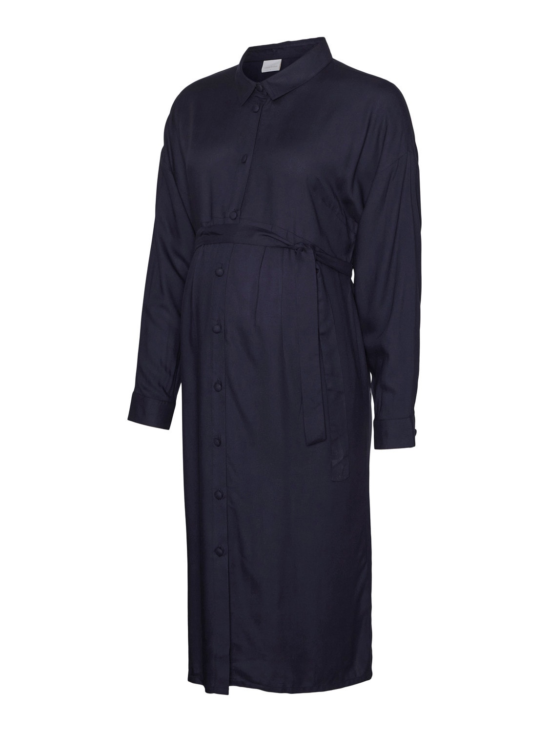 MAMA.LICIOUS Vestidos Corte regular Cuello de camisa -Navy Blazer - 20014343
