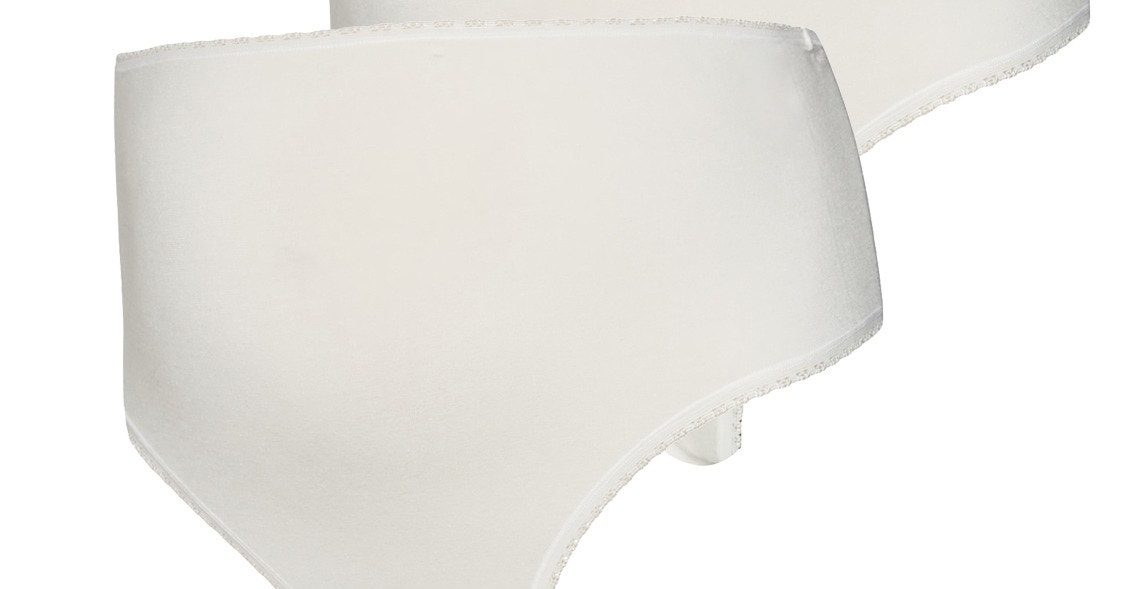 2-pack maternity-briefs, White Clear