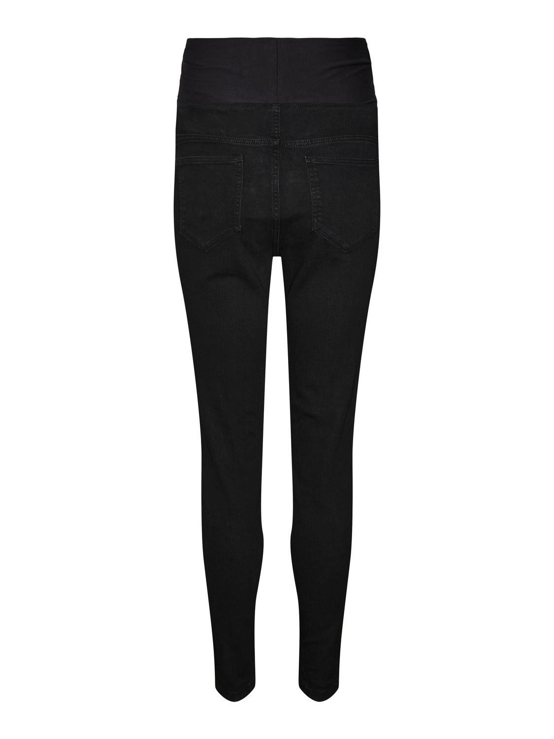 MAMALICIOUS Slimfit Jeggings 'MLJASMINE' in Zwart | ABOUT YOU