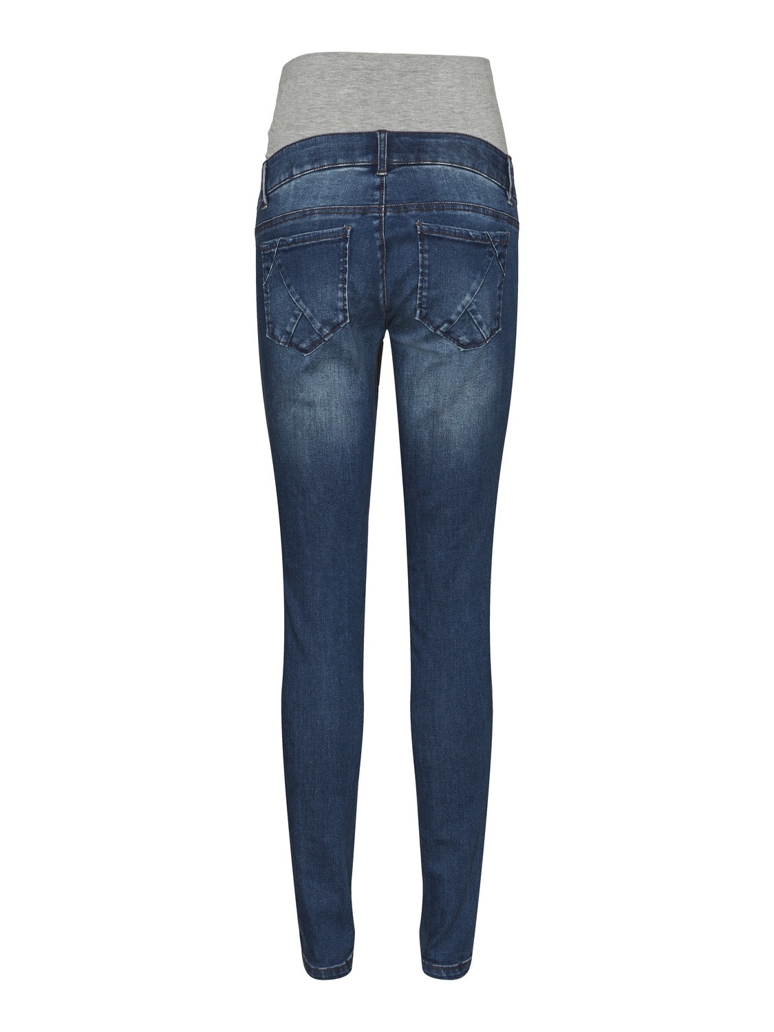 MAMA.LICIOUS Umstands-jeans  -Medium Blue Denim - 20014897