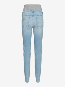 MAMA.LICIOUS Jeans Slim Fit -Light Blue Denim - 20014933