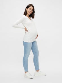 MAMA.LICIOUS Jeans Slim Fit -Light Blue Denim - 20014933