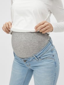 MAMA.LICIOUS Jeans Slim Fit -Light Blue Denim - 20014933