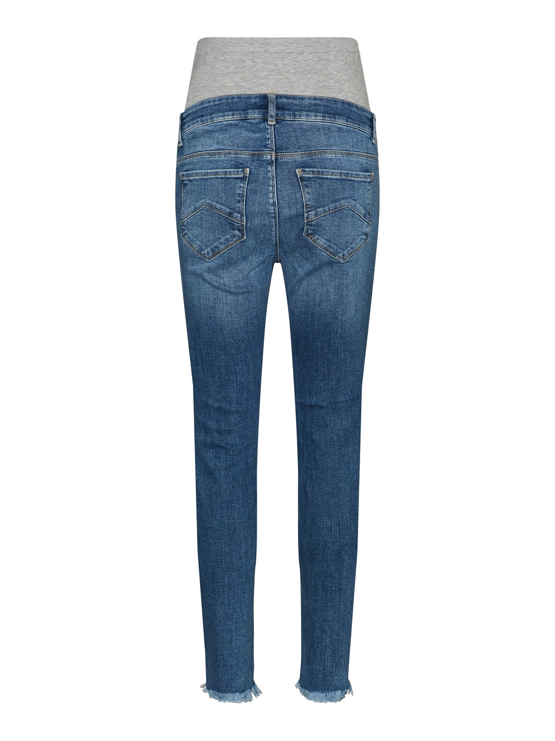 MAMA.LICIOUS Krój slim Jeans -Light Blue Denim - 20014937