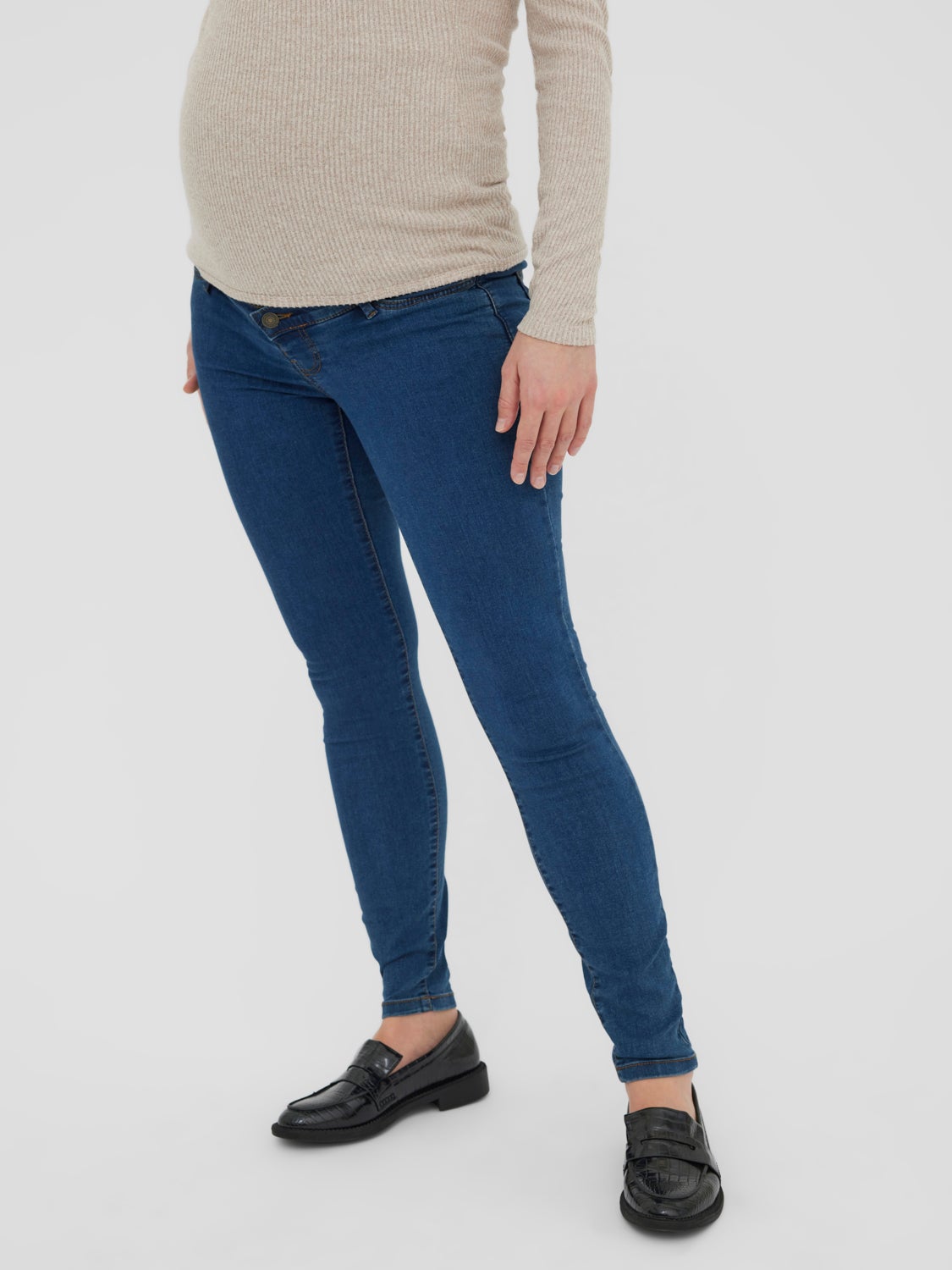 Blu Taglia Produttore:31 Blue Denim Pantaloni di maternità W31/L34 Marca: MamaliciousMamalicious Mllola Slim Jeans Noos B Donna 