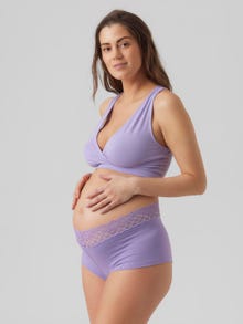 MAMA.LICIOUS 2-pack maternity-briefs -Violet Tulip - 20015439