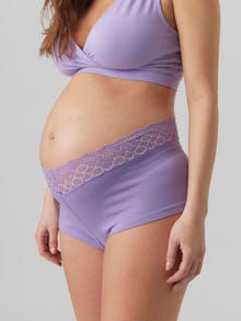 MAMA.LICIOUS 2-pack maternity-briefs -Violet Tulip - 20015439
