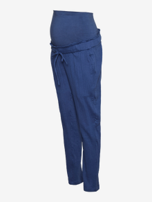 MAMA.LICIOUS Maternity-trousers -True Navy - 20015450