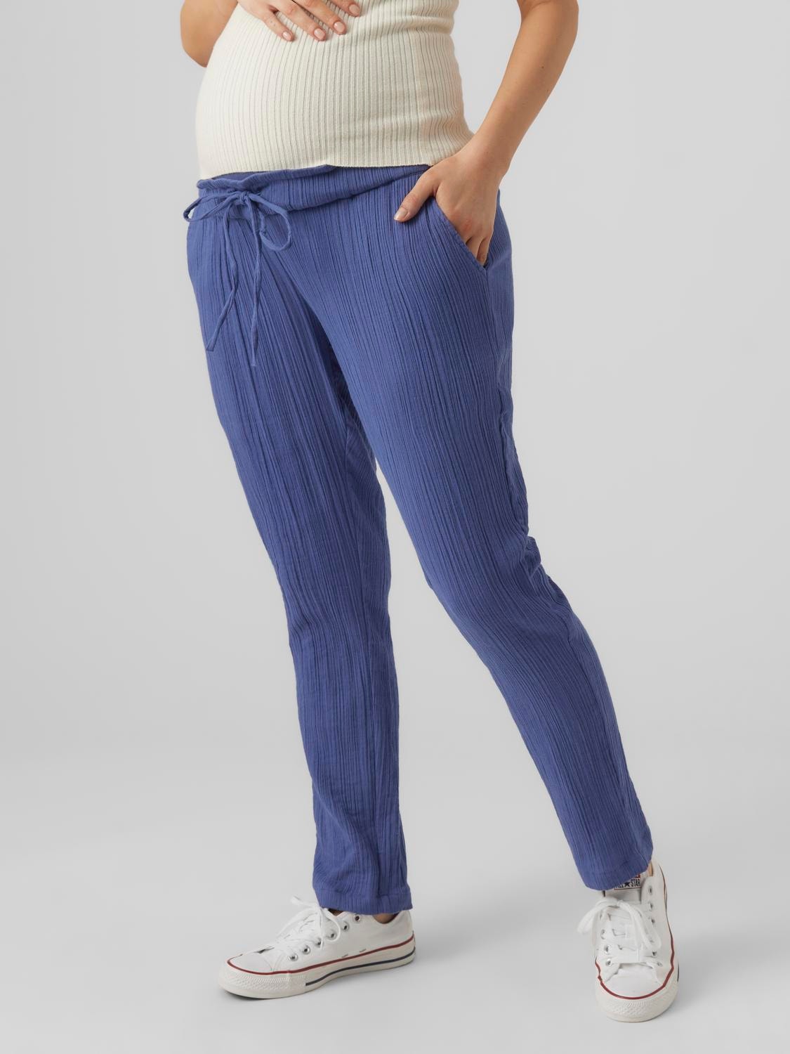MAMA.LICIOUS Pantalones Corte regular Cintura normal -True Navy - 20015450