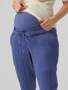 MAMA.LICIOUS Pantaloni Regular Fit Vita regolare -True Navy - 20015450