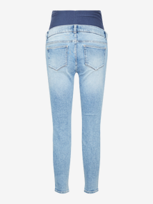 MAMA.LICIOUS Jeans Slim Fit Taille moyenne -Light Blue Denim - 20015455