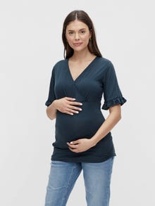 MAMA.LICIOUS MLDICTE Graviditetstop -Blueberry - 20015524