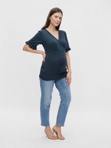 MAMA.LICIOUS MLDICTE Graviditetstop -Blueberry - 20015524