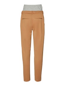 MAMA.LICIOUS Tapered fit Housut -Tobacco Brown - 20015718